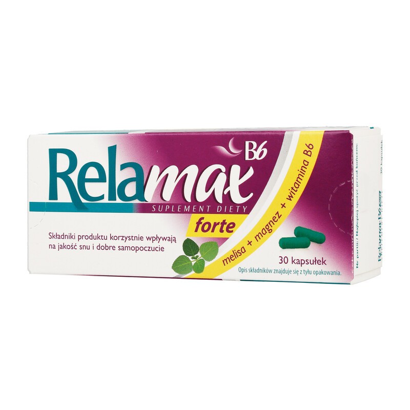 Relamax B6 Forte, kapsułki, 30 szt.