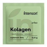 Intenson Kolagen + kwas hialuronowy + witamina C, proszek, smak arbuzowy, 11,5 g https://azcdn.doz.pl/image/d/product/d10c6a3b-scale-180x180.png