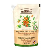 Green Pharmacy, mydło w płynie rokitnik i lipa, zapas, 465 ml