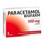 Paracetamol Biofarm, 500 mg, tabletki, 6 szt.