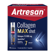 Artresan Collagen Max Shot, shot 30 ml, smak śliwkowy + 1 kapsułka, zestaw, 15 szt.