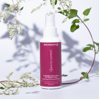 Back to Comfort Resveravit-C Age Glow, spray ochronny do twarzy i ciała, SPF50, 125 ml