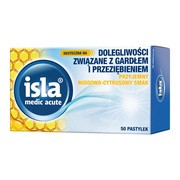 Isla Medic Acute, pastylki do ssania, miodowo-cytrusowe, 50 szt. https://azcdn.doz.pl/image/d/product/d60a1c9c-scale-180x180.png