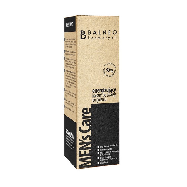 Balneokosmetyki Balneokosmetyki Men's Care, balsam energizujący do twarzy po goleniu, 150 ml