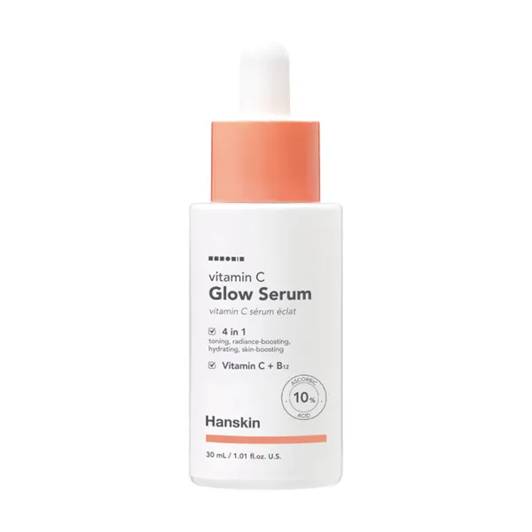 Сыворотка для лица Hanskin Vitamin C Glow осветляющая, с витамином C 10%, для тусклой кожи, 30 мл