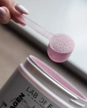 Lab One Collagen, proszek, smak wiśniowy, 198 g