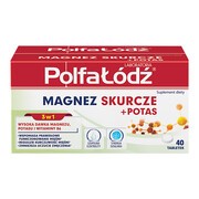 Laboratoria PolfaŁódź Magnez Skurcze+Potas, tabletki, 40 szt.