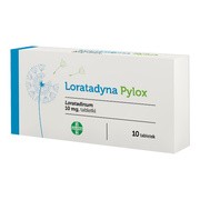Loratadyna Pylox, 10 mg, tabletki, 10 szt. https://azcdn.doz.pl/image/d/product/3bc93af4-scale-180x180.png