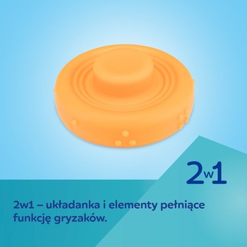Canpol Babies, sensoryczna układanka piramidka, 1 szt.