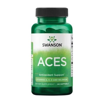 Swanson ACES witaminy A, C, E i selen, kapsułki, 60 szt.