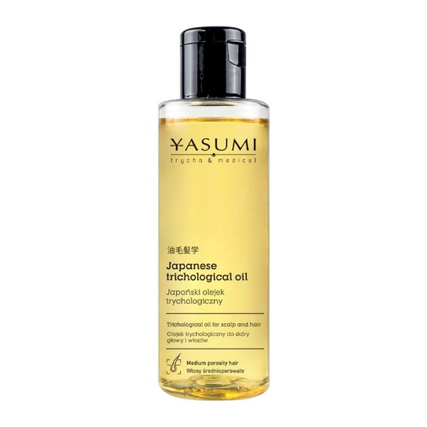Yasumi Yasumi Trycho&amp;medical, japoński olejek trychologiczny - włosy średnioporowate, 100 ml — Inhaltsstoffe i ocena