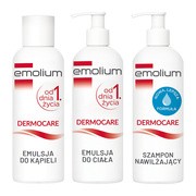 Zestaw Emolium emulsja do kąpieli + emulsja do ciała + szampon