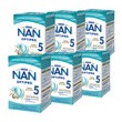 Zestaw 6x Nestle Nan Optipro 5, mleko modyfikowane Junior dla dzieci po 2,5 roku 800 g