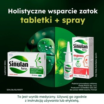 Sinulan Forte, tabletki, 30 szt.