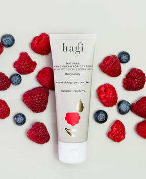 Hagi Natural, odżywczo-ochronny krem do rąk, Malinowy Chruśniak, 50 ml