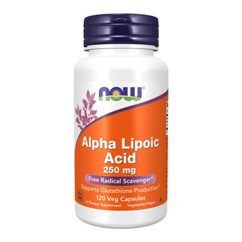 Now Foods Alpha Lipoic Acid 250 mg, kapsułki, 120 szt.