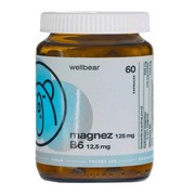 Wellbear Magnez + Witamina B6, kapsułki, 60 szt. https://azcdn.doz.pl/image/d/product/96a9ef96-scale-180x180.png