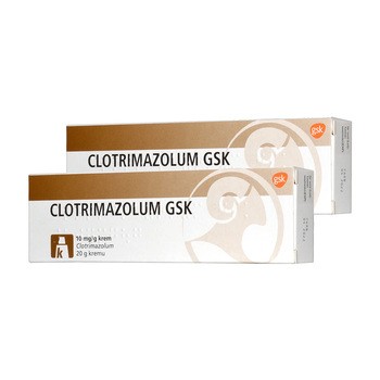 Zestaw 2x Clotrimazolum GSK, krem