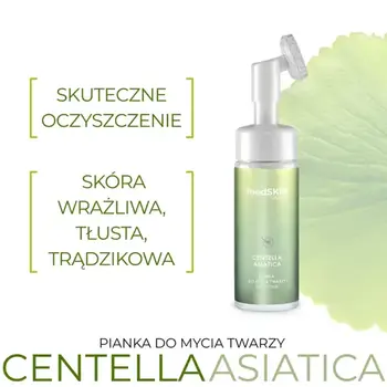 FeedSKIN, pianka do mycia twarzy z wąkrotą azjatycką, 150 ml