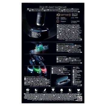 Oral-B iO 10, szczoteczka elektryczna, Cosmic Black, 1 szt.