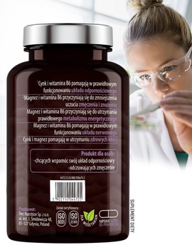 Essensey Magnez + Cynk + B6, kapsułki, 120 szt.