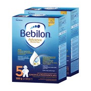 Zestaw 2 x Bebilon Advance Pronutra 5, Junior, formuła na bazie mleka dla przedszkolaka, proszek, 1000 g (2 x 500 g) https://azcdn.doz.pl/image/d/product/1c7a1030-scale-180x180.png