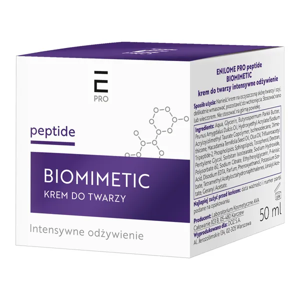 Крем для лица Enilome Pro Peptide Biomimetic питательный, антивозрастной, 50 мл