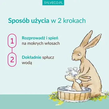 Sylveco dla dzieci, pianka do mycia ciała i włosów,  290 ml