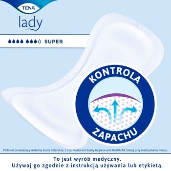 TENA Lady Super, specjalistyczne podpaski, 30 szt.