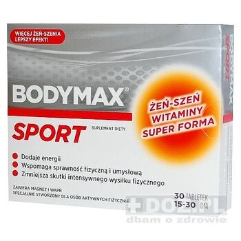 Bodymax Sport, tabletki, 30 szt