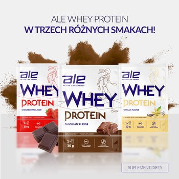 ALE Whey Protein Chocolate Flavor, proszek, 30 g