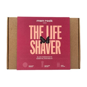 Men Rock The Life Shaver Czarny Granat, zestaw upominkowy, 1 szt.