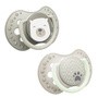 Lovi Buddy Bear, smoczek uspokajający, dynamiczny, silikonowy, 0-3 m, 2 szt.
