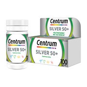Centrum Silver 50+, witaminy i minerały wspierające zdrowie i samopoczucie, tabletki, 100 szt.