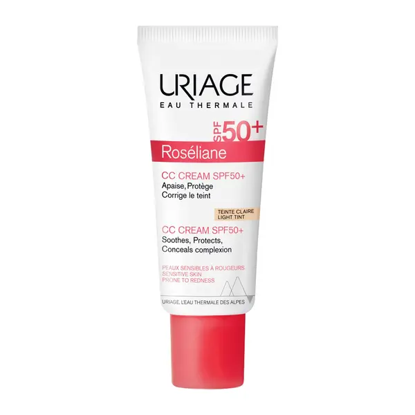 Uriage Uriage Roseliane, krem CC do cery naczynkowej SPF 50+, 40 ml