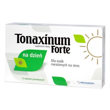 Tonaxinum Forte, na dzień, tabletki powlekane, 15 szt