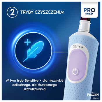 Oral-B, Pro KIds 3+, Frozen, szczoteczka elektryczna