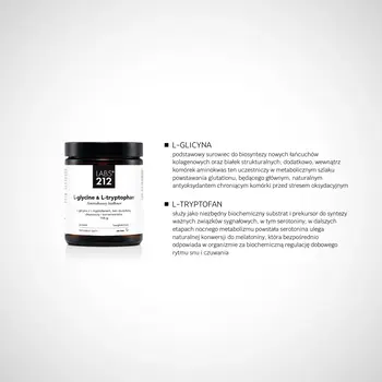 LABS212 L-glycine & L-tryptophan, proszek, 144 g