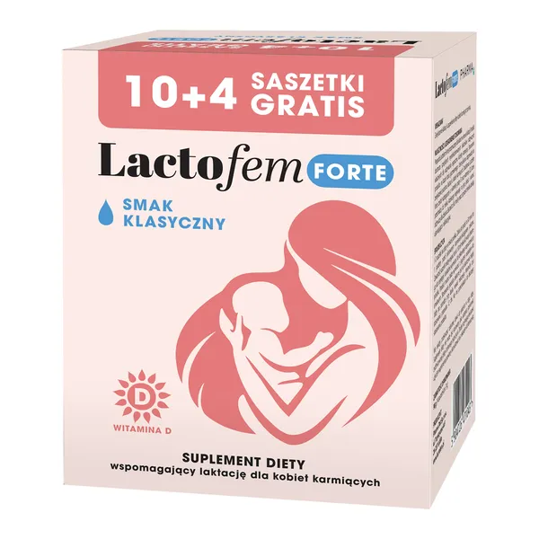 Lactofem Forte Słód Jęczmienny Beta-glukan 14 saszetki [Lactofem] - Lactofem