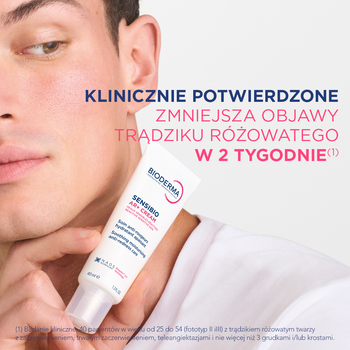 Bioderma Sensibio AR+, krem kojąco-nawilżający redukujący zaczerwienienia, 40 ml