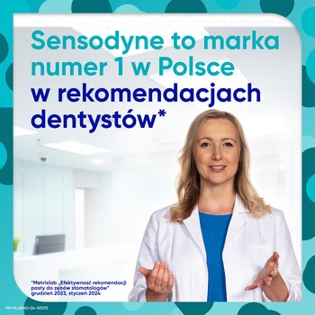 Sensodyne Proszkliwo Junior, pasta do zębów chroniąca szkliwo do zębów mlecznych i stałych 6-12 lat, z fluorem, 75 ml