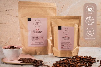 Deseo Czekolada mleczna, Dominikana 52%, 200 g