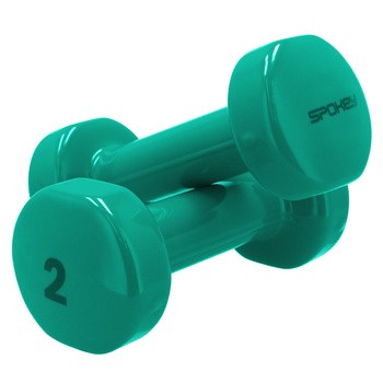 Spokey Shape, zestaw hantli winylowych, 2 x 2 kg