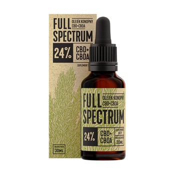 Olejek konopny Full Spectrum CBD + CBDA 24%, 30 ml