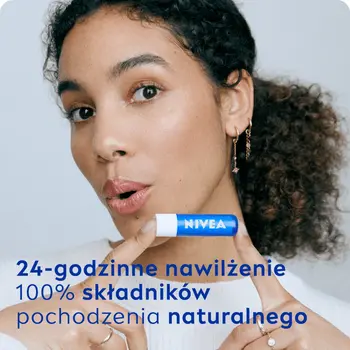 Nivea Original Care, pielęgnująca pomadka do ust, 4,8 g