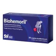 Biohemoril, 2 g, czopki przeciw hemoroidom, 10 szt.