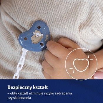 Canpol Lovi, łańcuszek do smoczka Night&Day Boy, 1 szt.