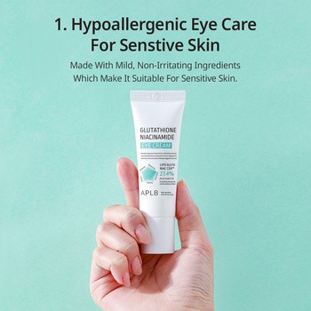 APLB Glutathione Niacinamide Eye Cream, krem pod oczy z glutationem i niacynamidem, 20 ml