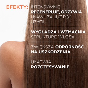 Idee Derm, maska odbudowująca do włosów wysokoporowatych, 200 ml
