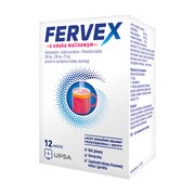 alt Fervex o smaku malinowym, granulat w saszetkach do sporządzania roztworu doustnego, 12 szt.